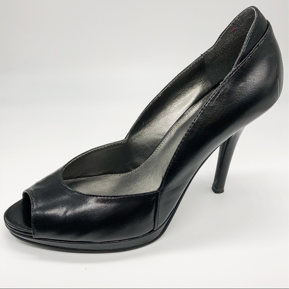 Maripe Black Betty Peep Toe Heels
